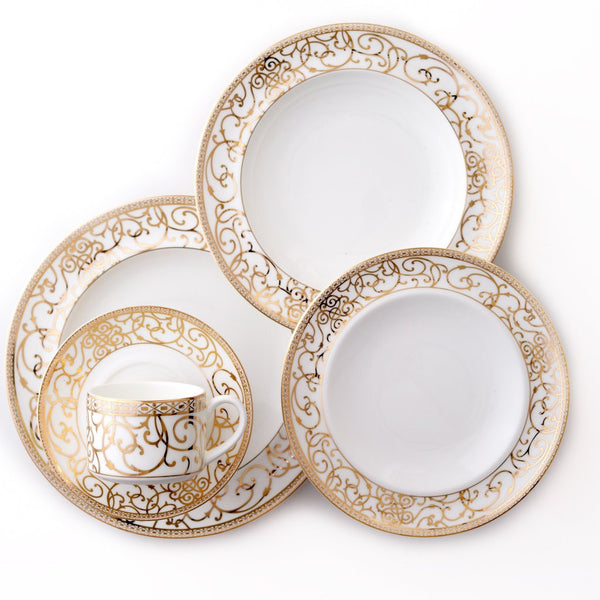 5 PIECE-ATHENA 24KT GOLD COLLECTION