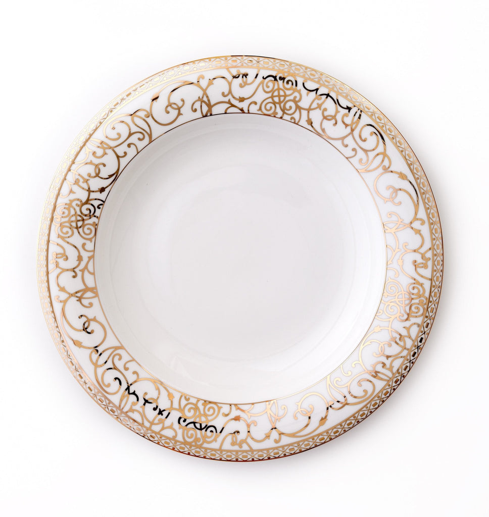 Serving Bowl-Athena 24kt Gold Collection