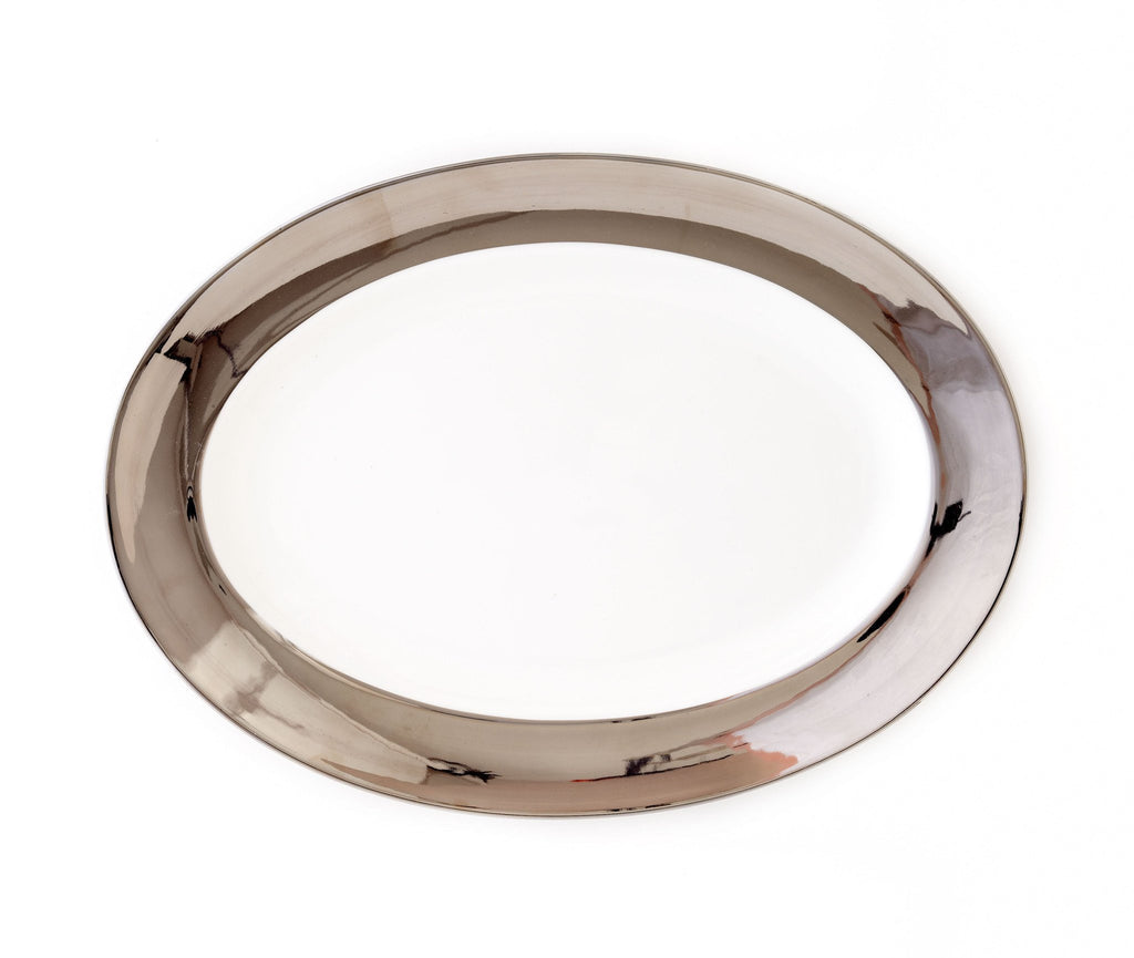 Oval Platter-Monaco Platinum Collection