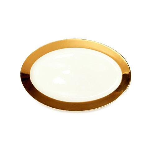 Oval Platter - Monaco 24kt Gold Collection